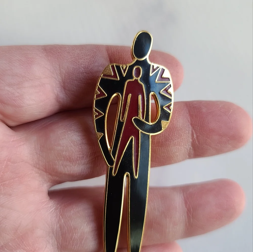 Laurel Burch Shaman Brooch